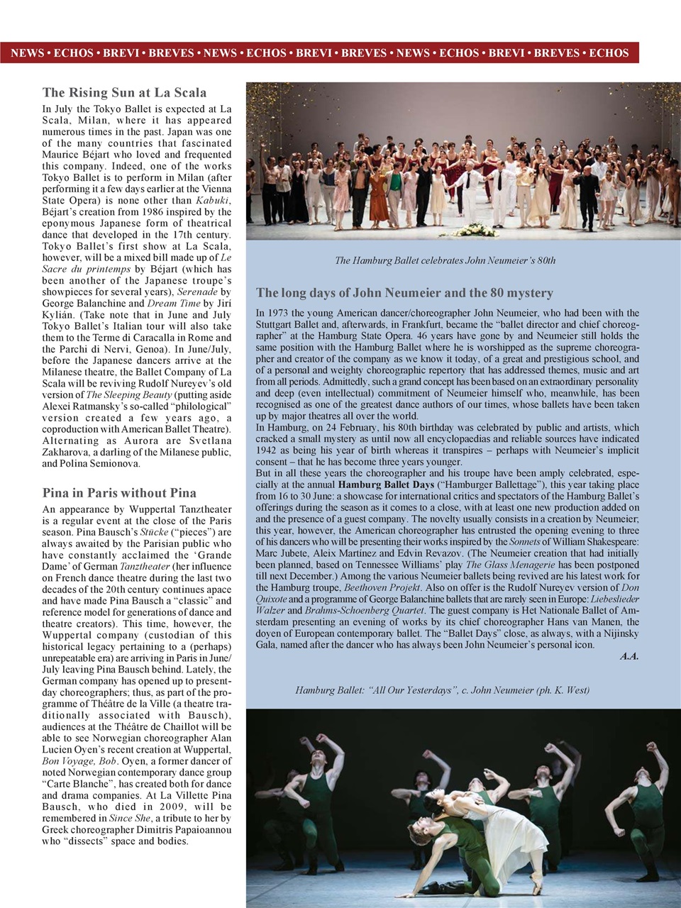 BALLET2000 English Edition Preview Pages
