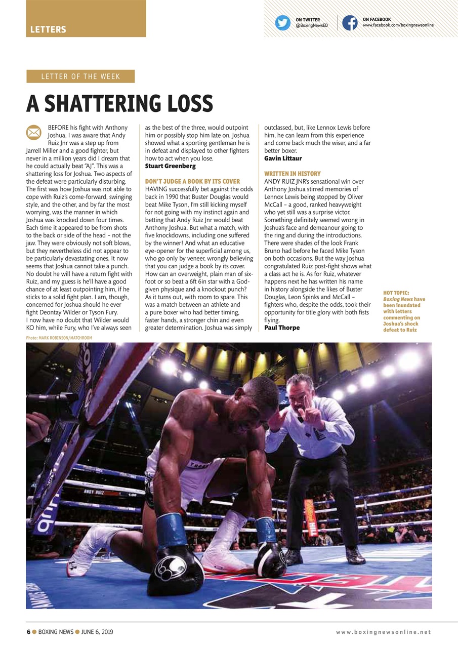 Boxing News Preview Pages