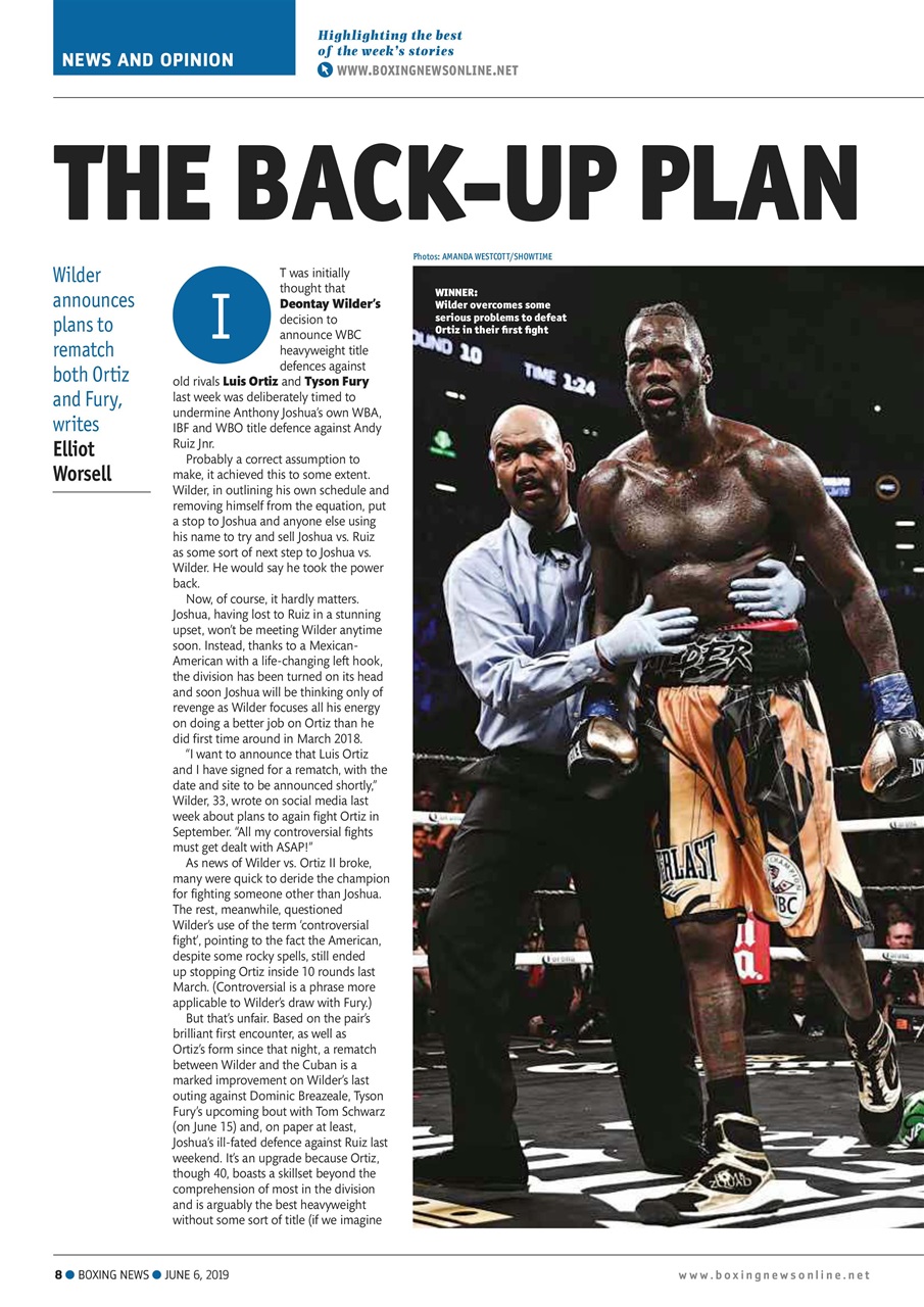Boxing News Preview Pages