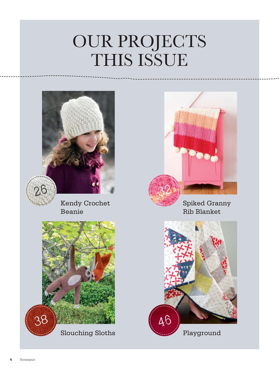 Homespun Preview Pages