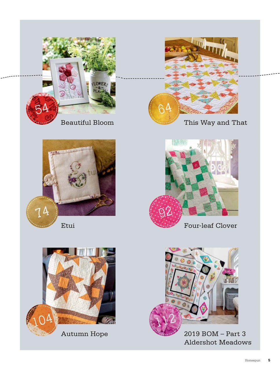 Homespun Preview Pages