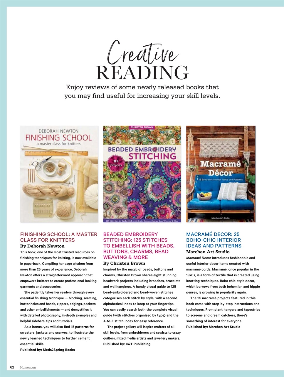 Homespun Preview Pages