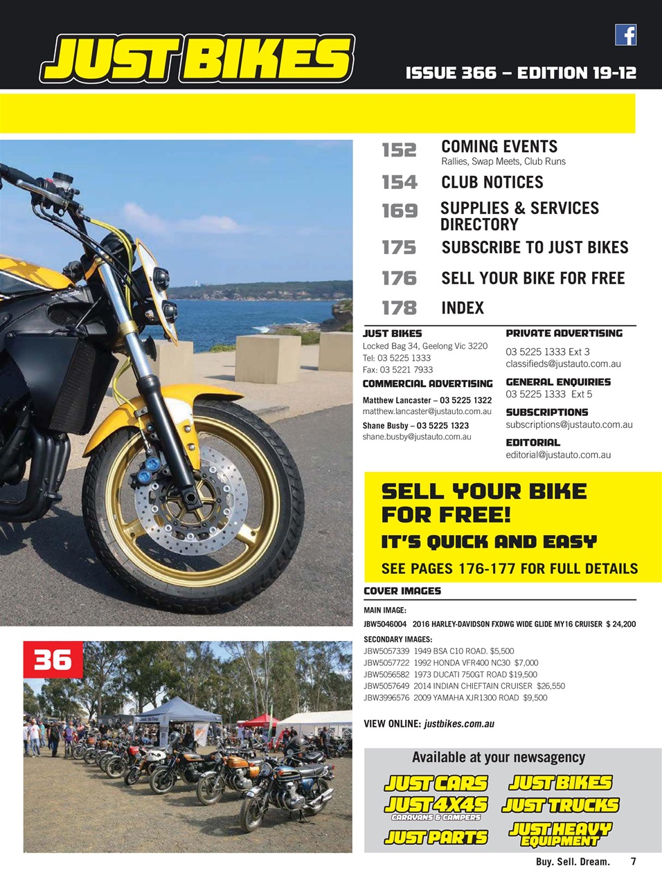 JUST BIKES Preview Pages