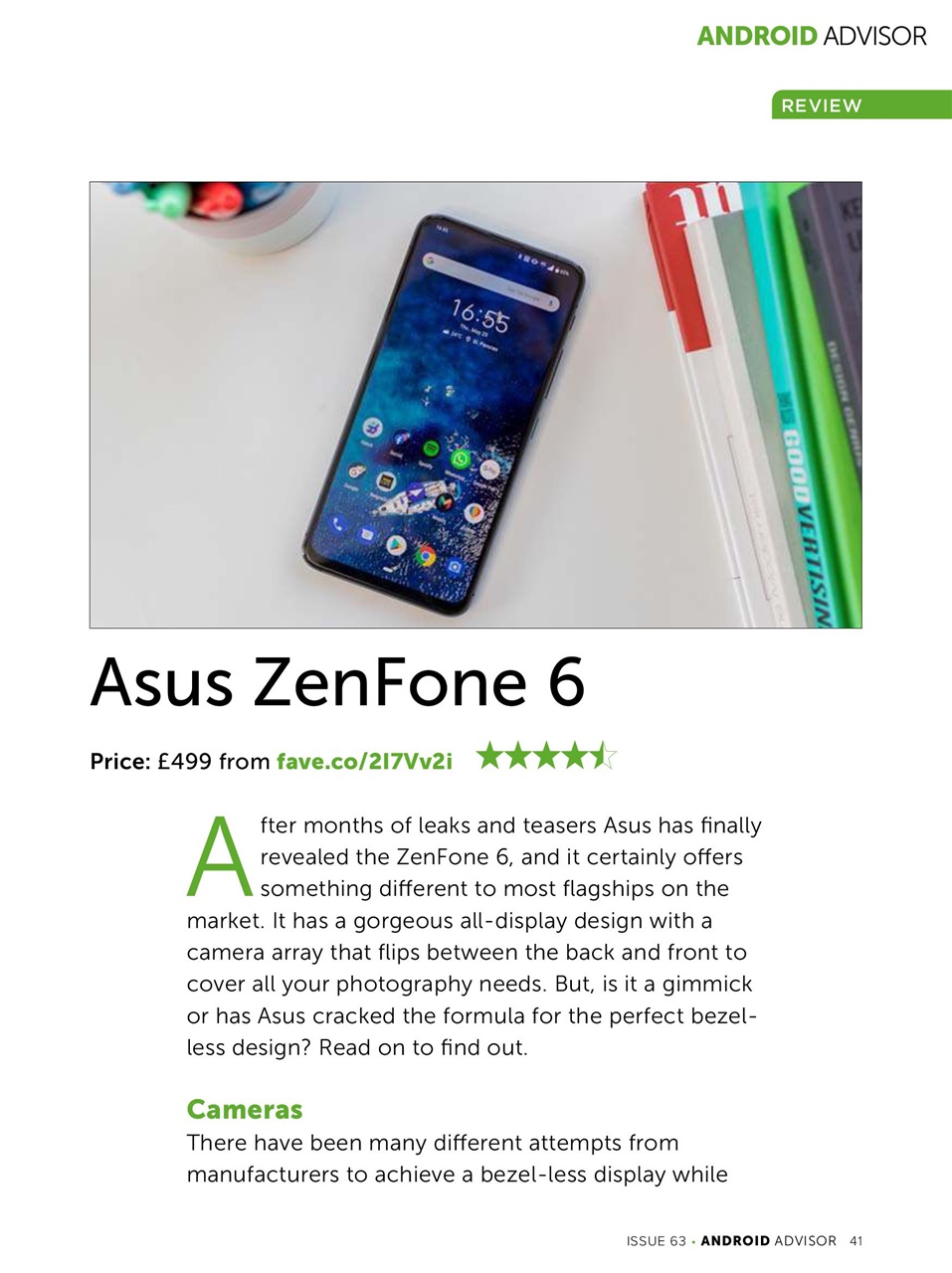 Android Advisor Preview Pages