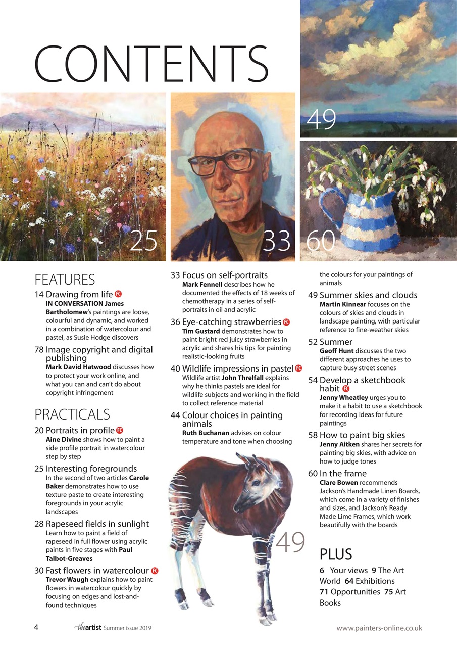 The Artist Preview Pages
