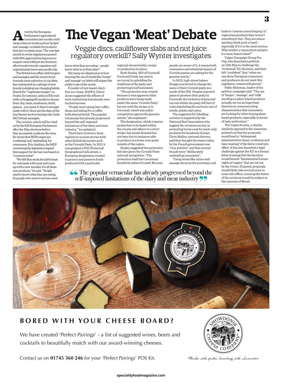 Speciality Food Preview Pages