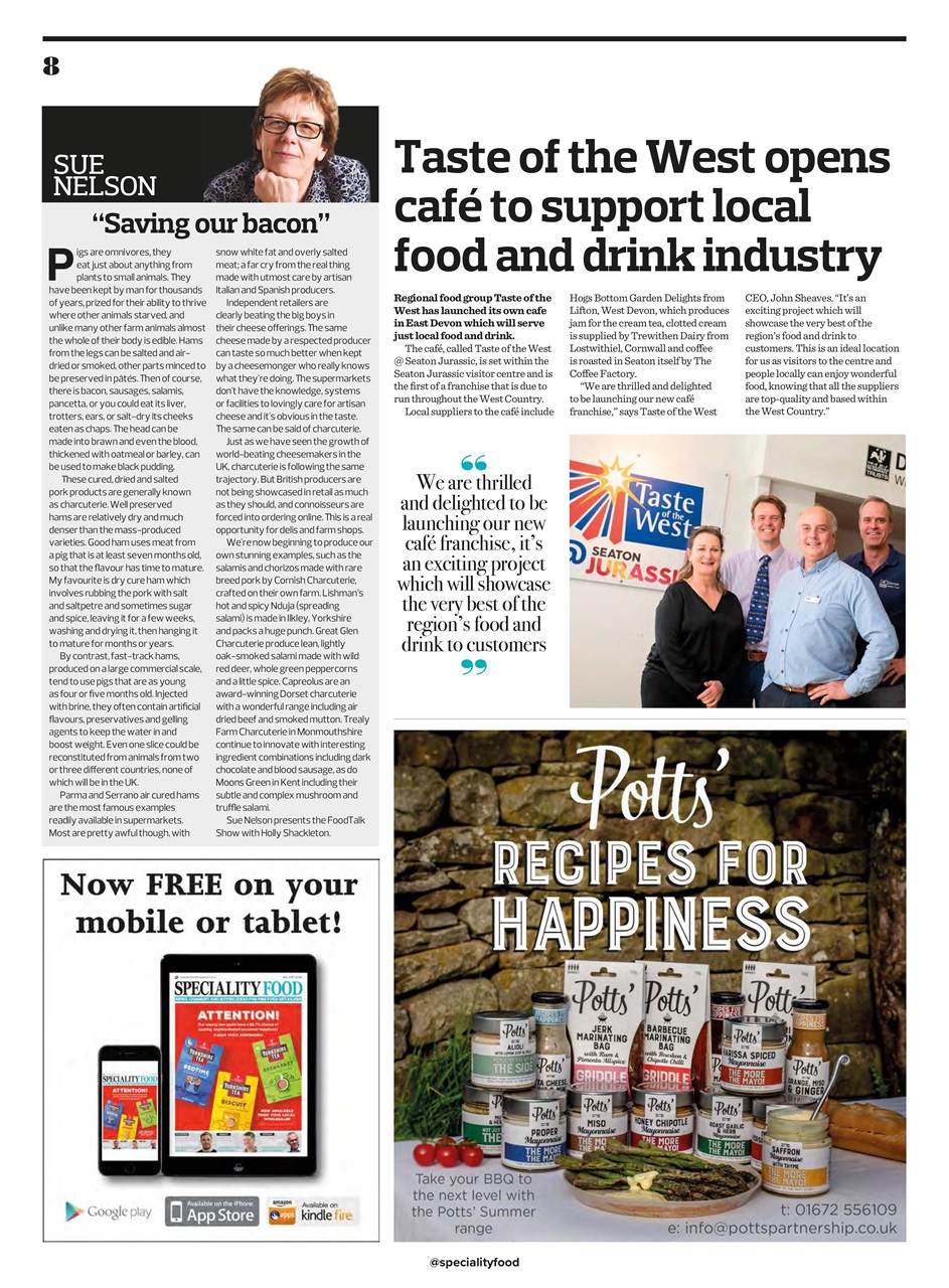 Speciality Food Preview Pages