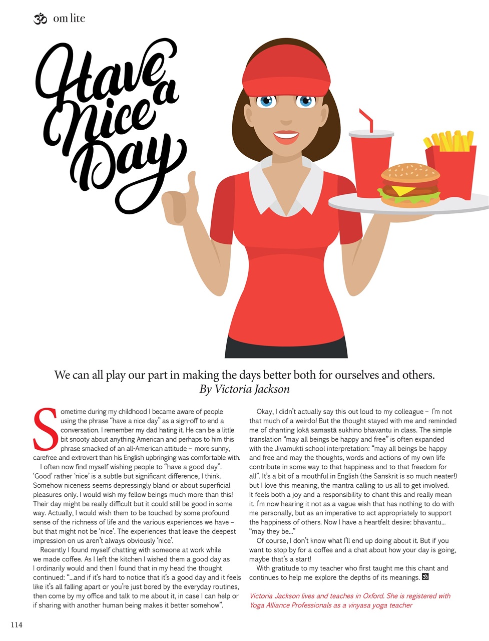 OM Yoga Magazine Preview Pages