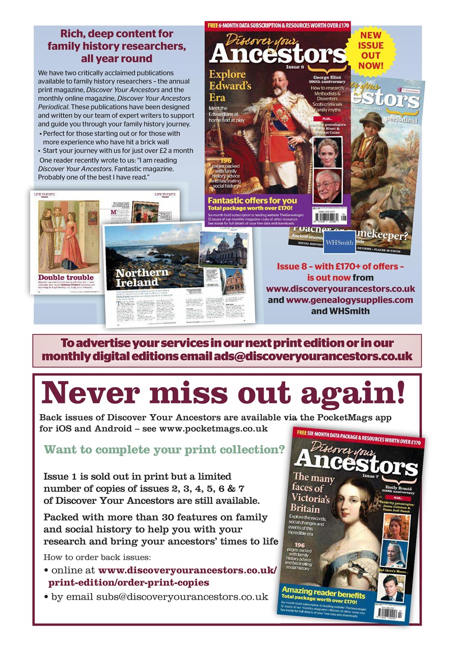 Discover Your Ancestors Preview Pages