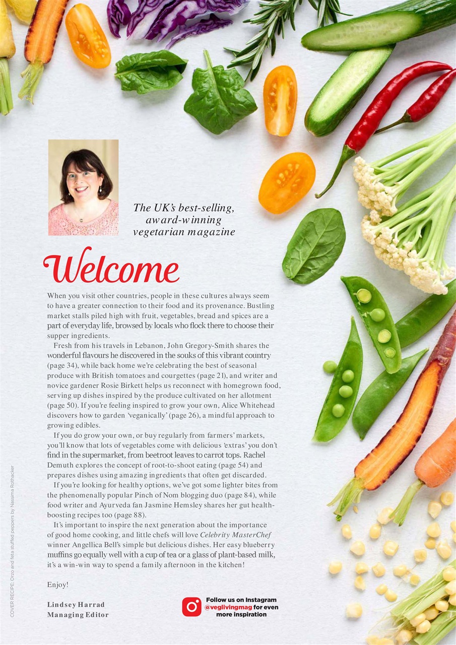 Vegetarian Living Preview Pages