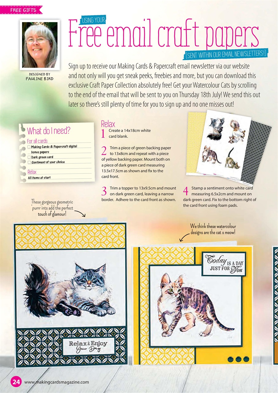 Making Cards & Papercraft Preview Pages