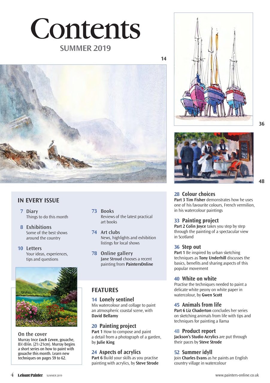 Leisure Painter & The Artist Preview Pages