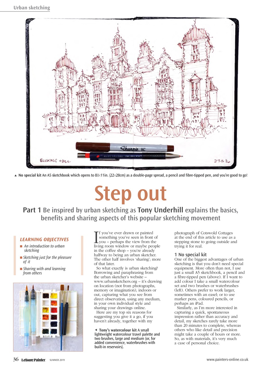 Leisure Painter & The Artist Preview Pages