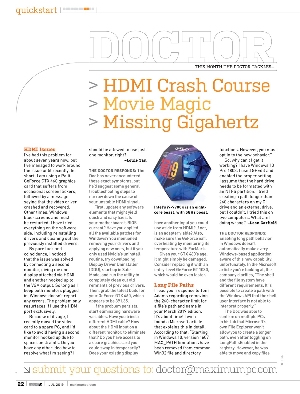 Maximum PC Preview Pages