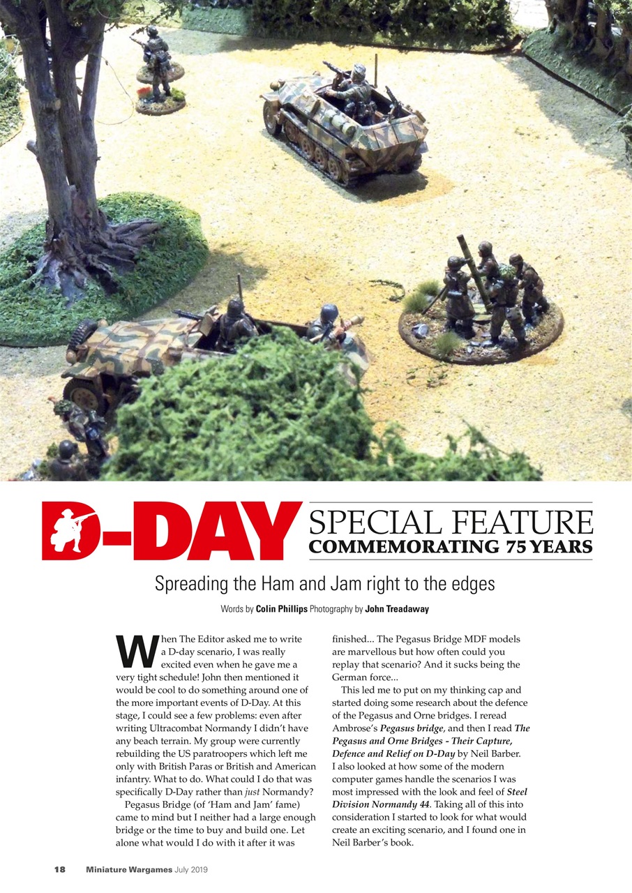 Miniature Wargames Preview Pages