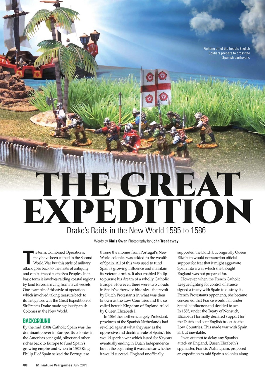 Miniature Wargames Preview Pages