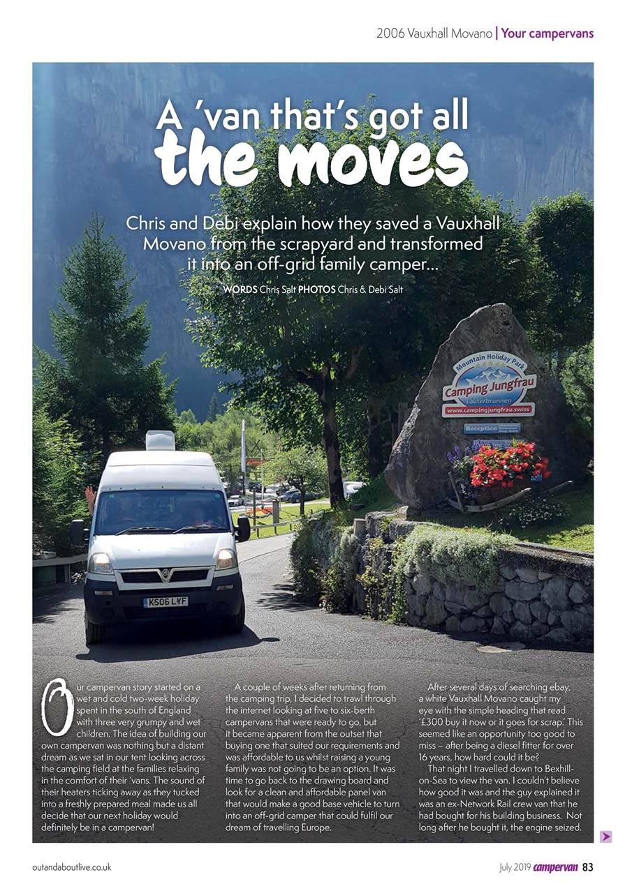 Campervan Preview Pages