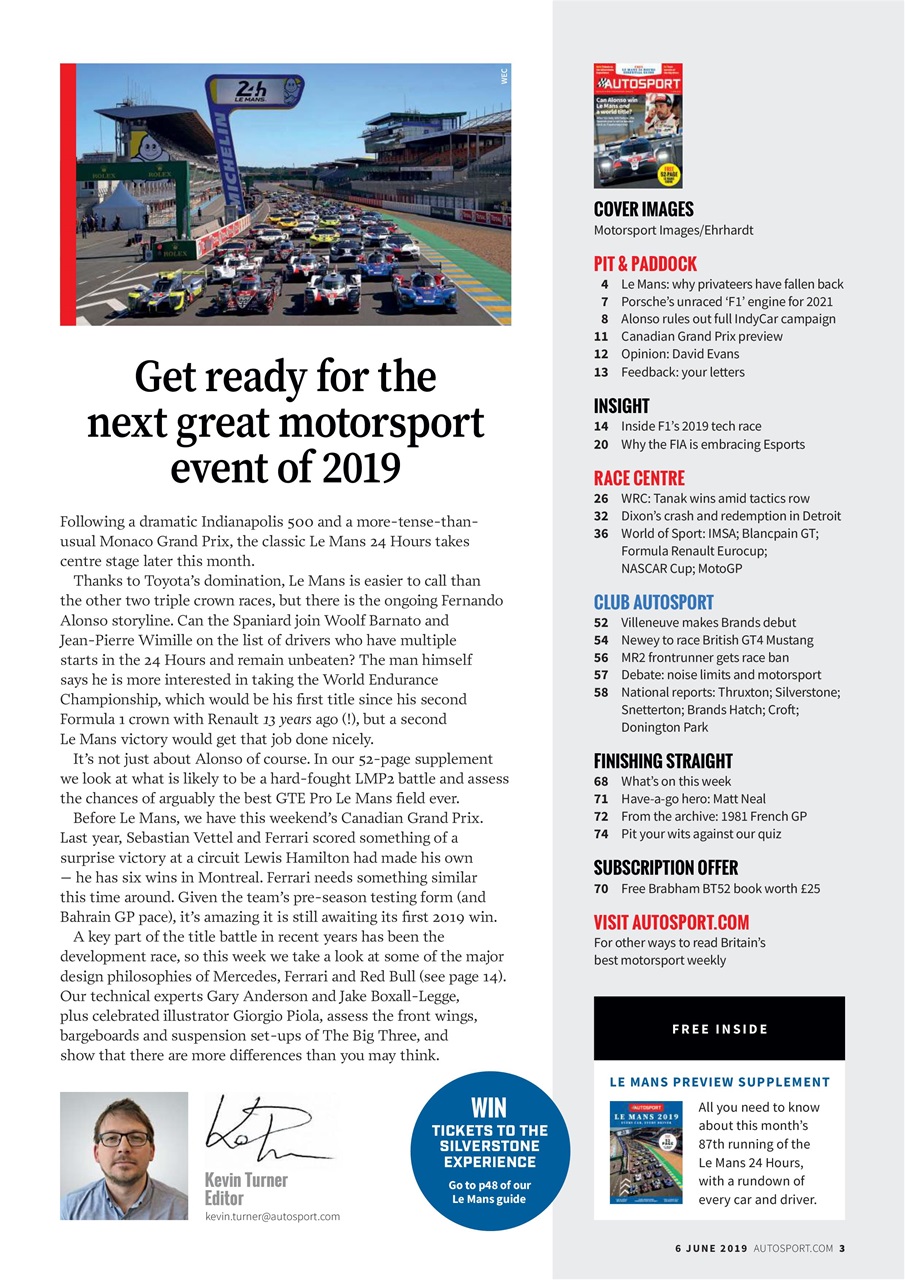 Autosport Preview Pages