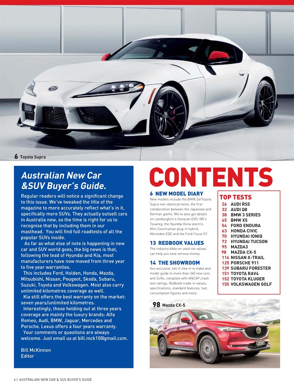 Australian New Car & SUV Buyers Guide Preview Pages