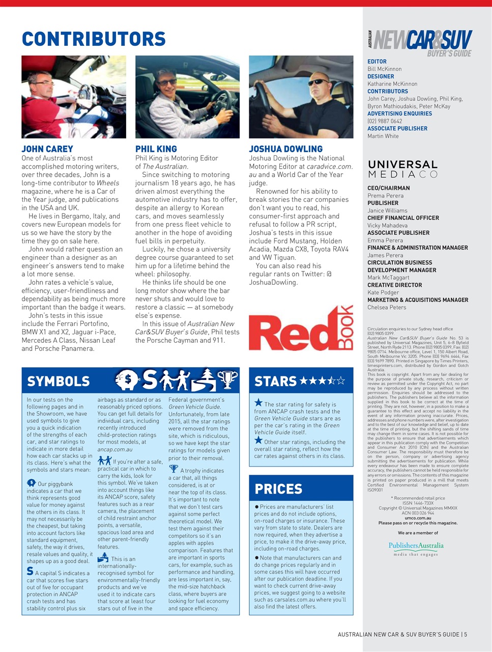 Australian New Car & SUV Buyers Guide Preview Pages