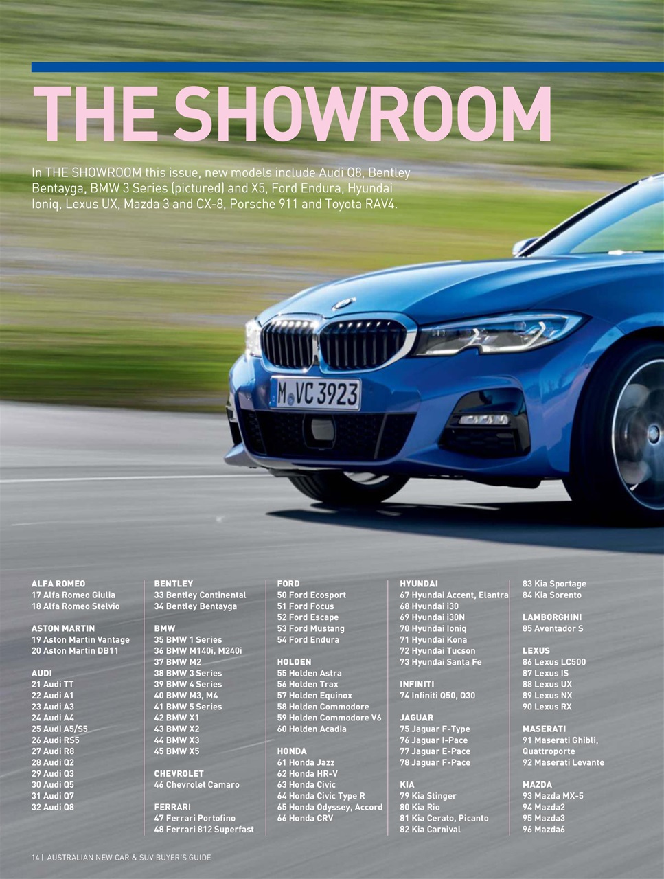 Australian New Car & SUV Buyers Guide Preview Pages