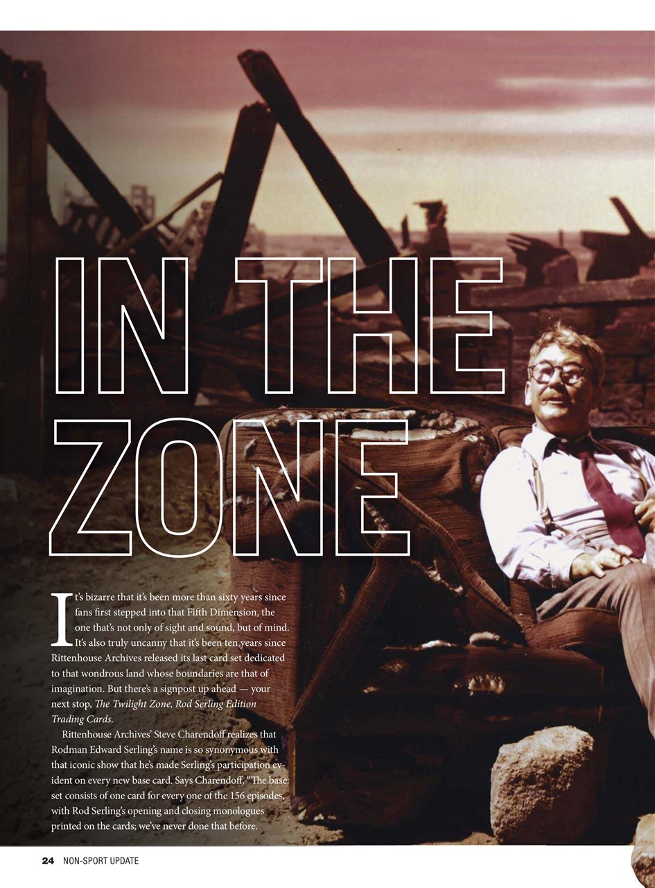 Non-Sport Update Magazine Preview Pages