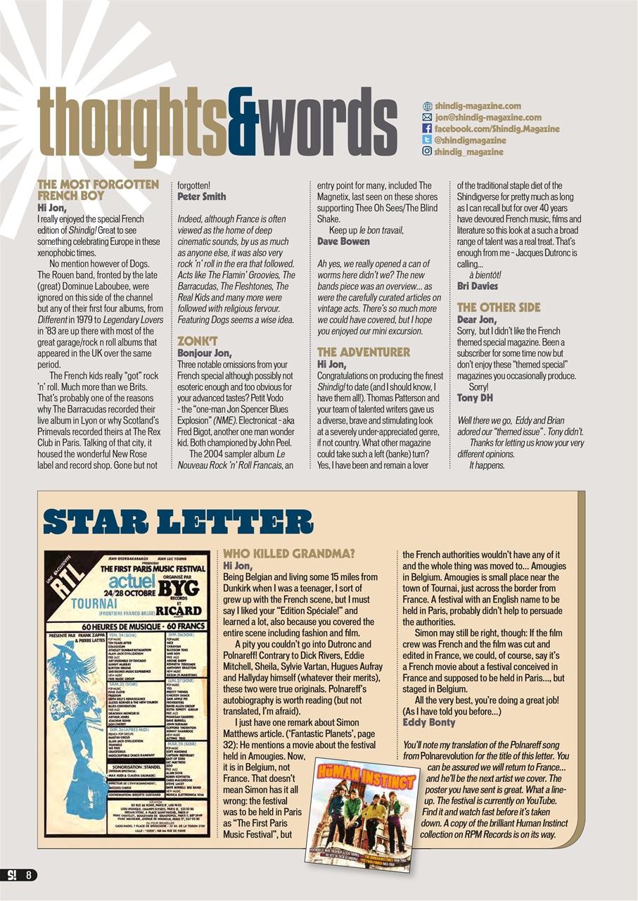 Shindig! Preview Pages