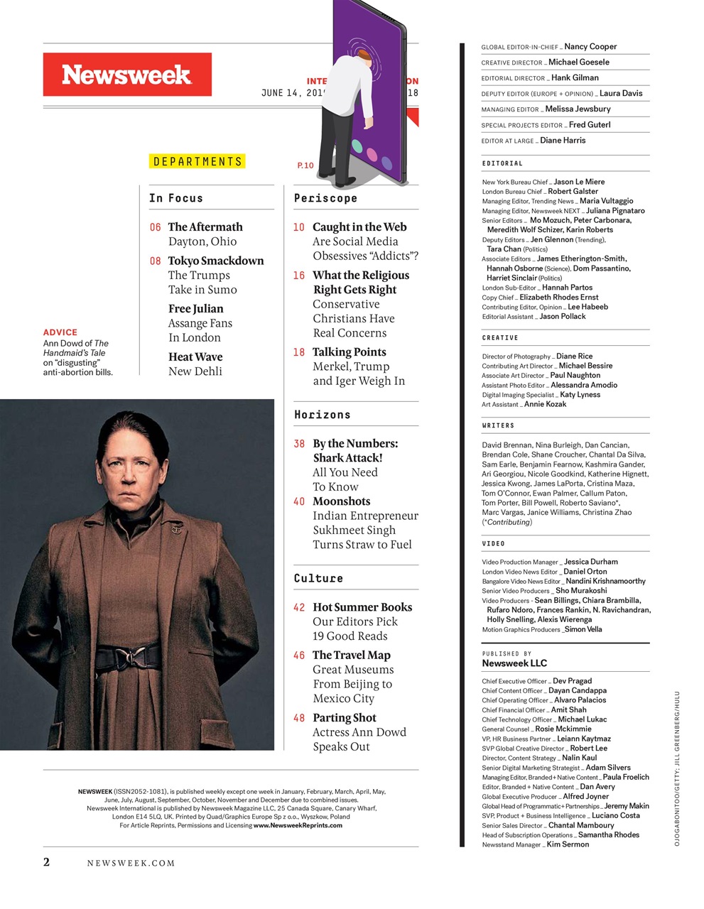 Newsweek International Preview Pages