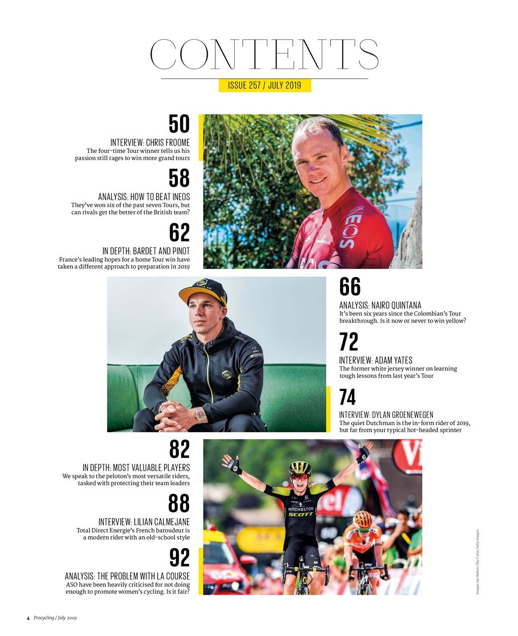 Procycling Preview Pages