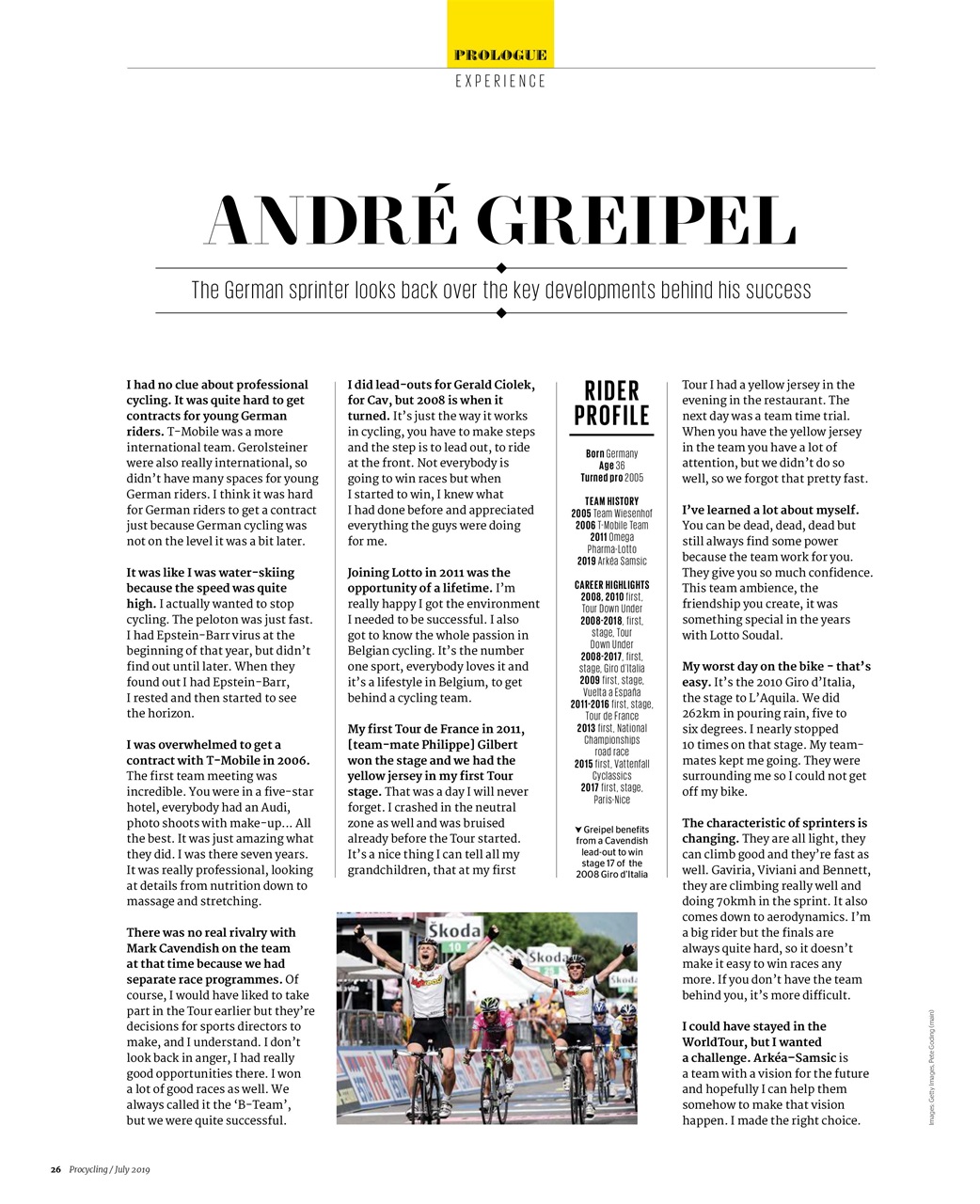 Procycling Preview Pages