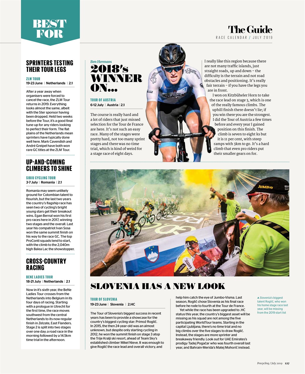 Procycling Preview Pages