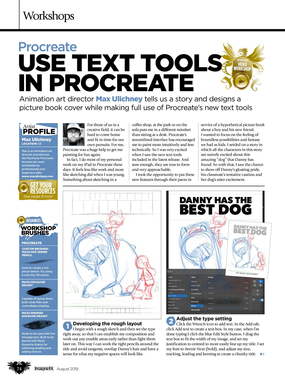 ImagineFX Preview Pages