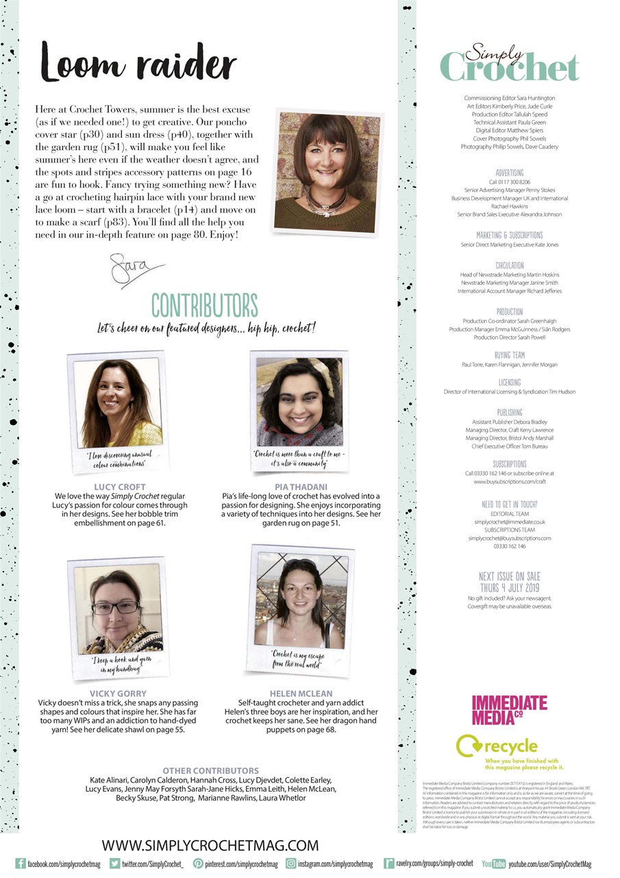 Simply Crochet Preview Pages