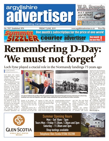 Argyllshire Advertiser issue 07 June 2019