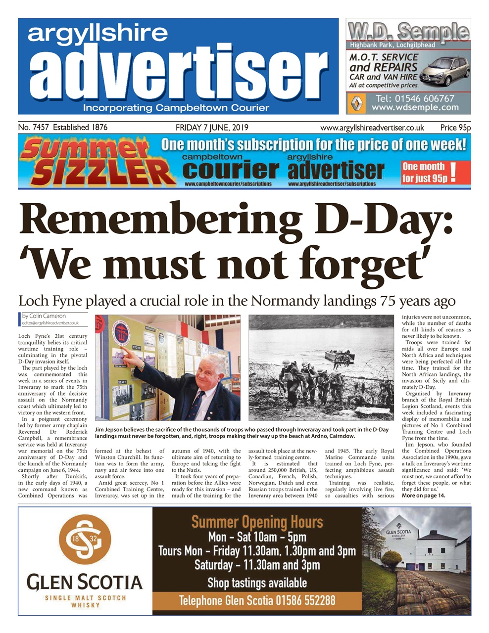 Argyllshire Advertiser Preview Pages