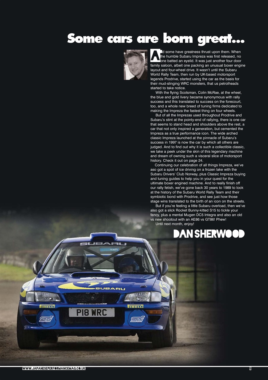 Japanese Performance Preview Pages