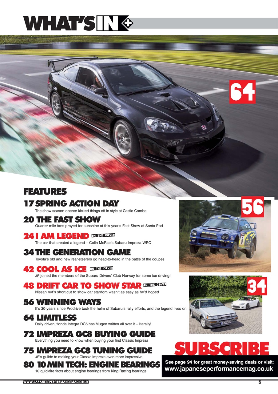 Japanese Performance Preview Pages