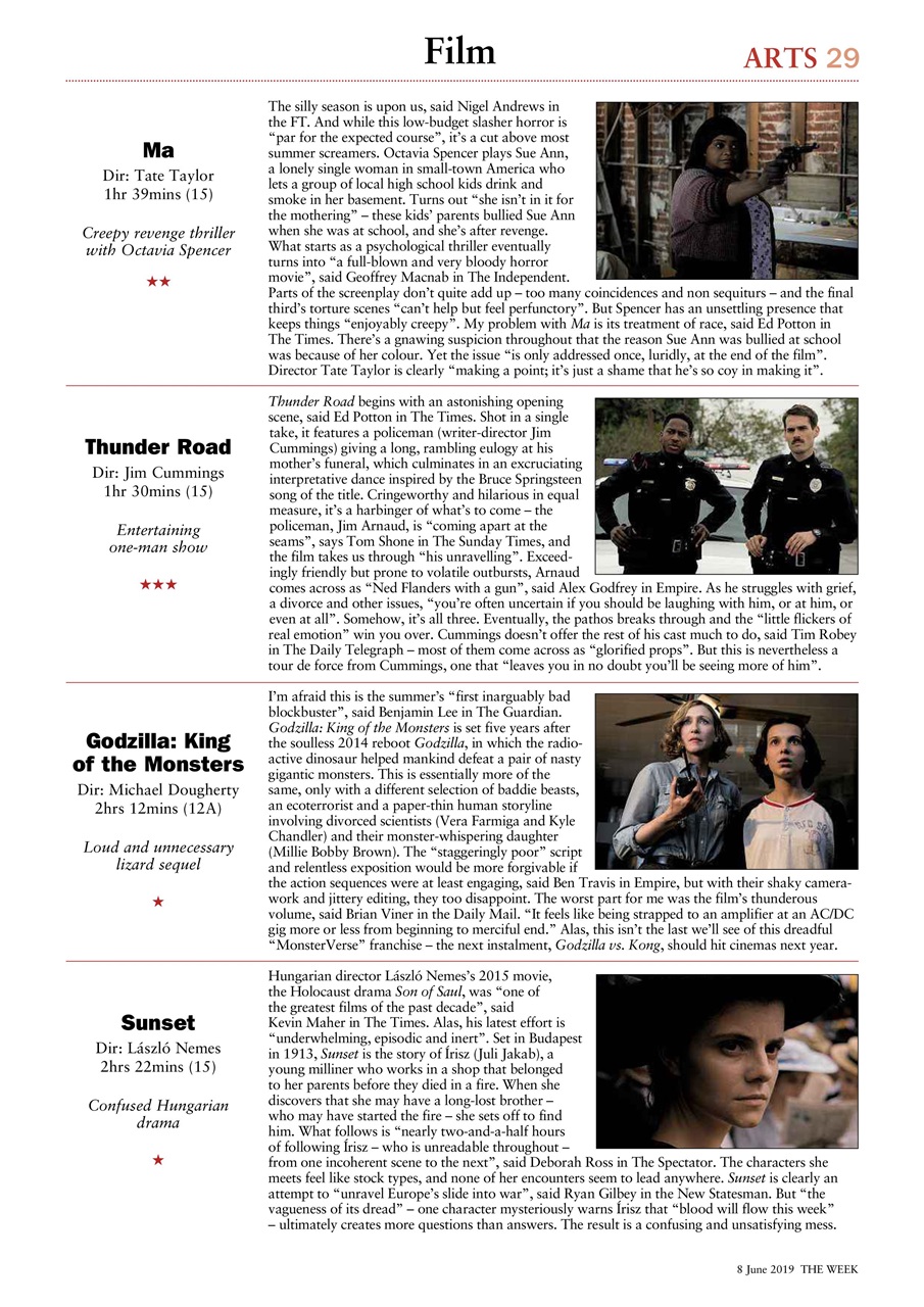 The Week Preview Pages