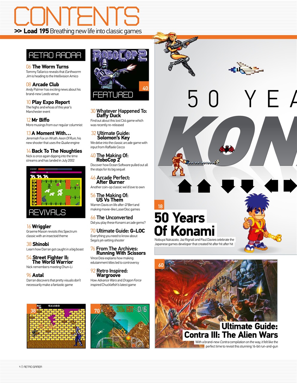 Retro Gamer Preview Pages