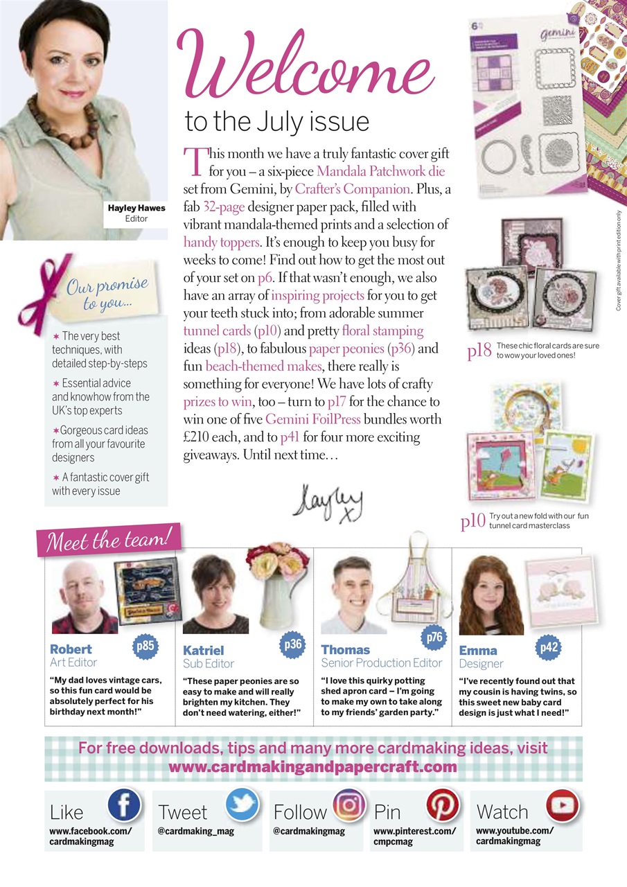 Cardmaking & Papercraft Preview Pages