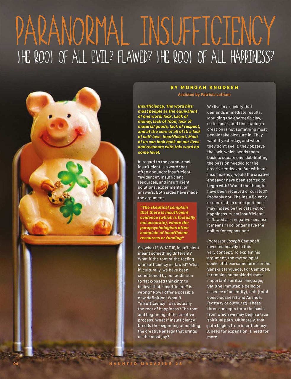 Haunted Magazine Preview Pages