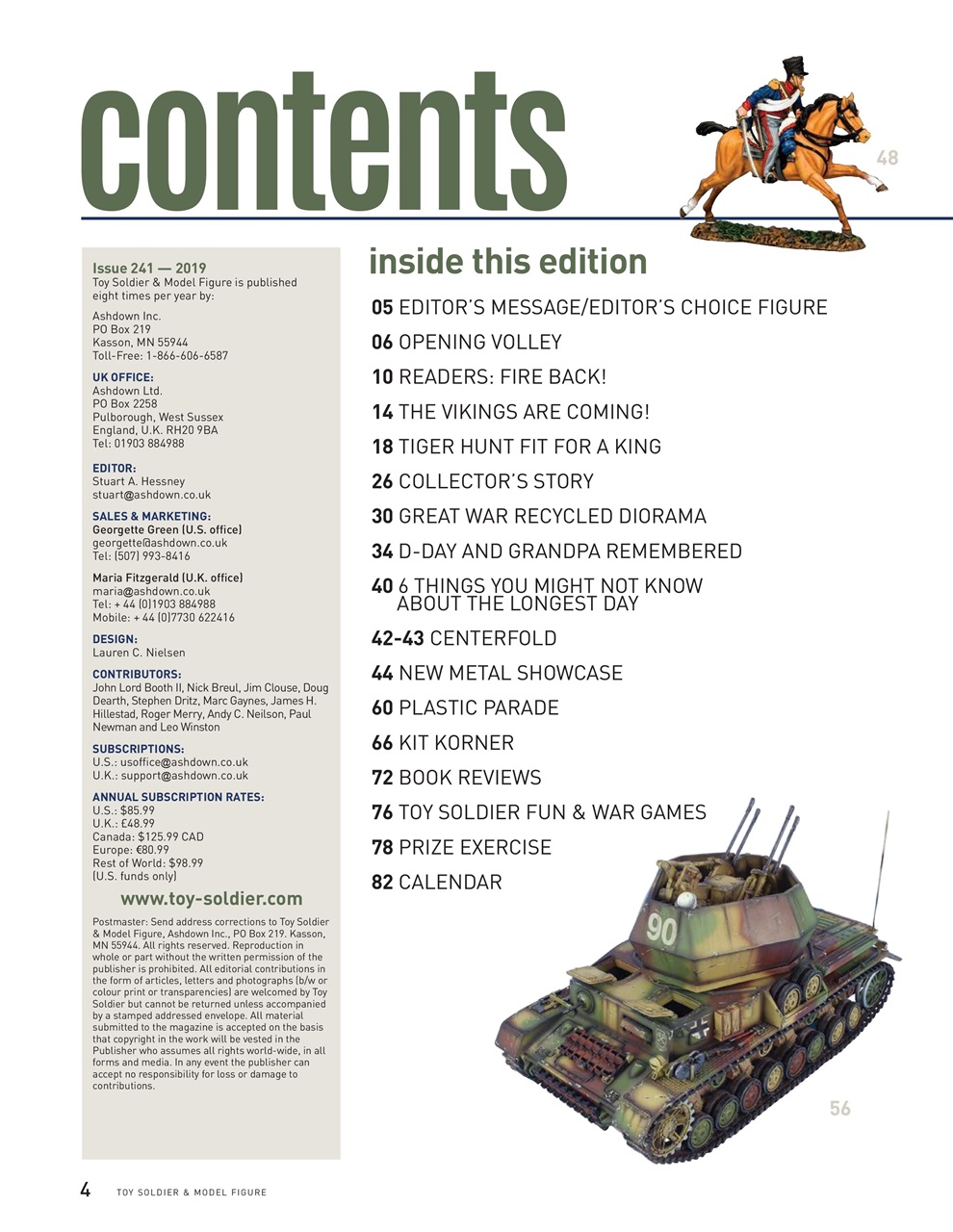 Toy Soldier & Model Figure Preview Pages