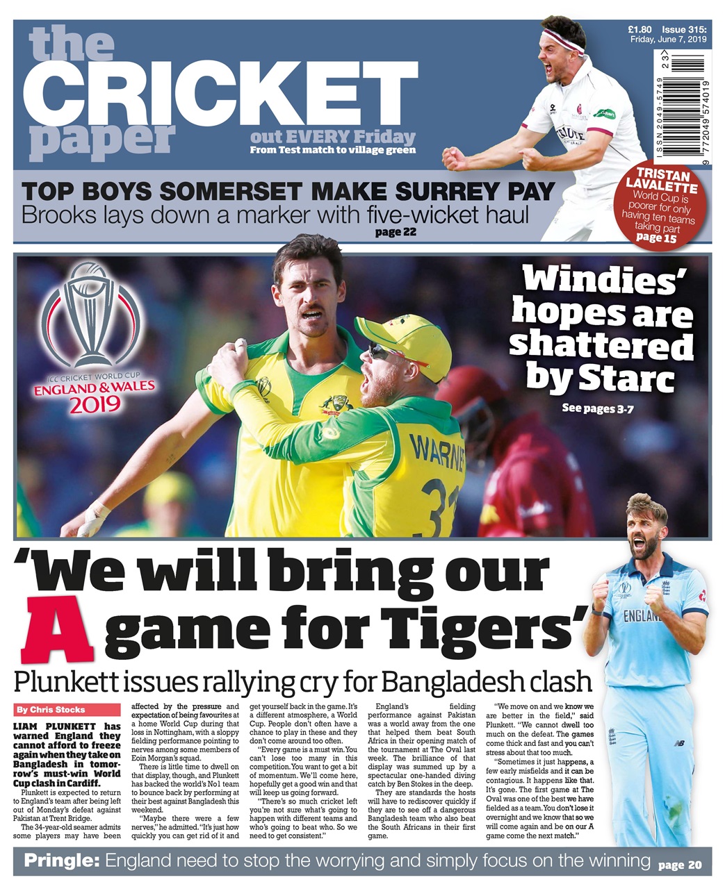 The Cricket Paper Preview Pages