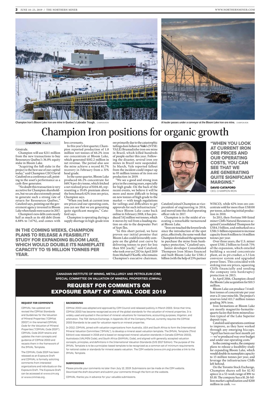 The Northern Miner Preview Pages