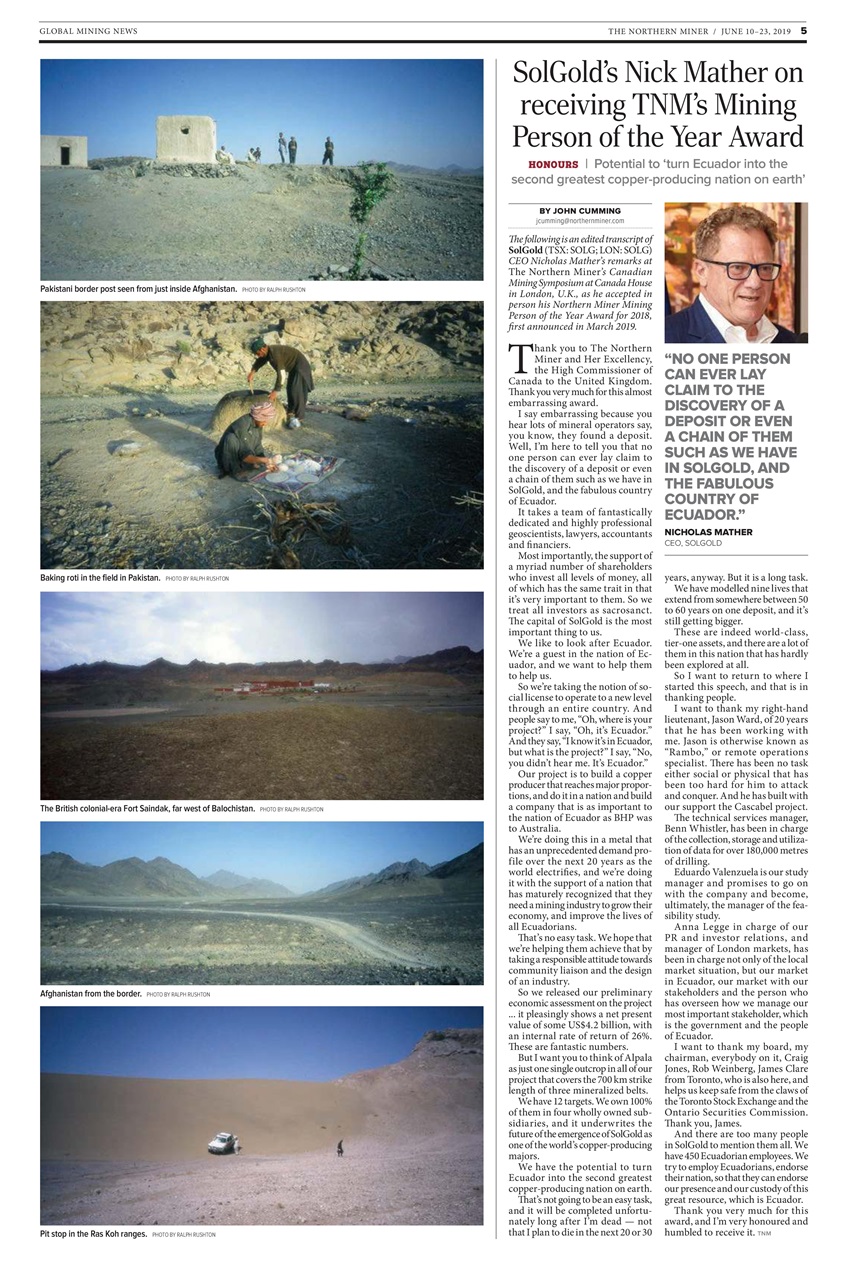 The Northern Miner Preview Pages