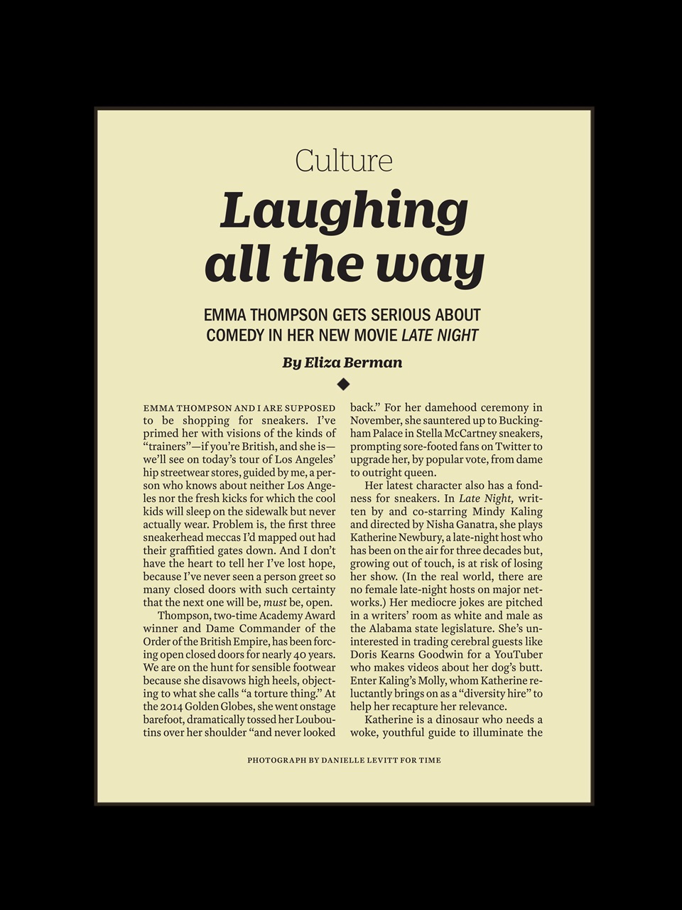 TIME Magazine Europe Preview Pages