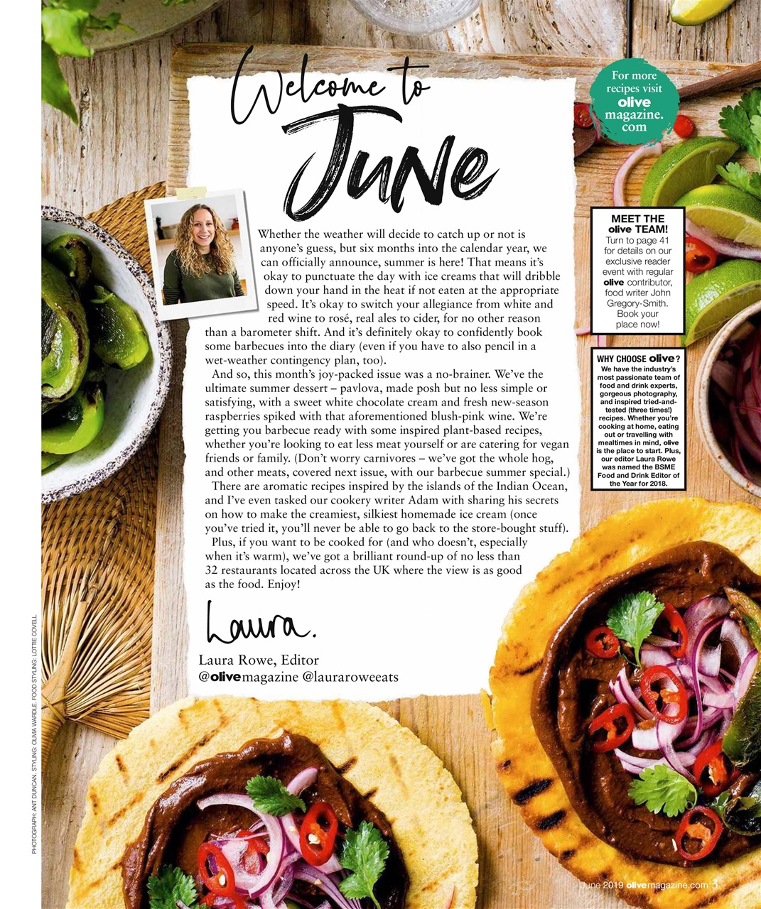 Olive Magazine Preview Pages