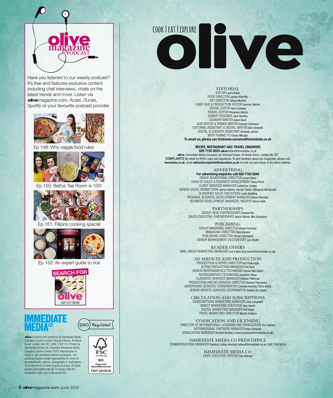 Olive Magazine Preview Pages