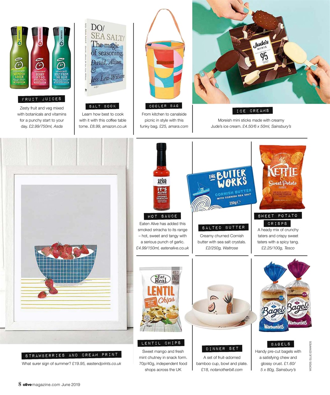 Olive Magazine Preview Pages