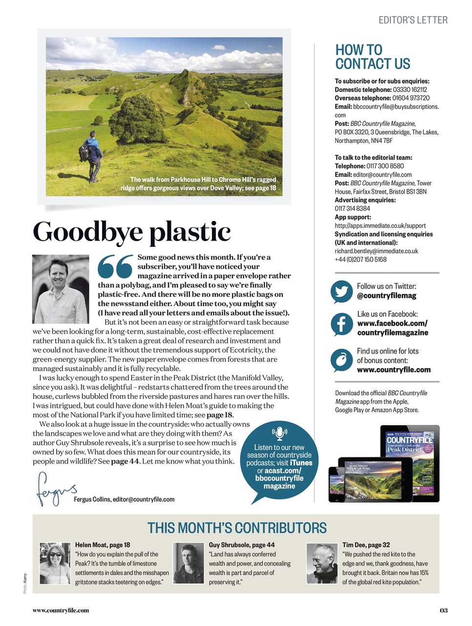 BBC Countryfile Magazine Preview Pages